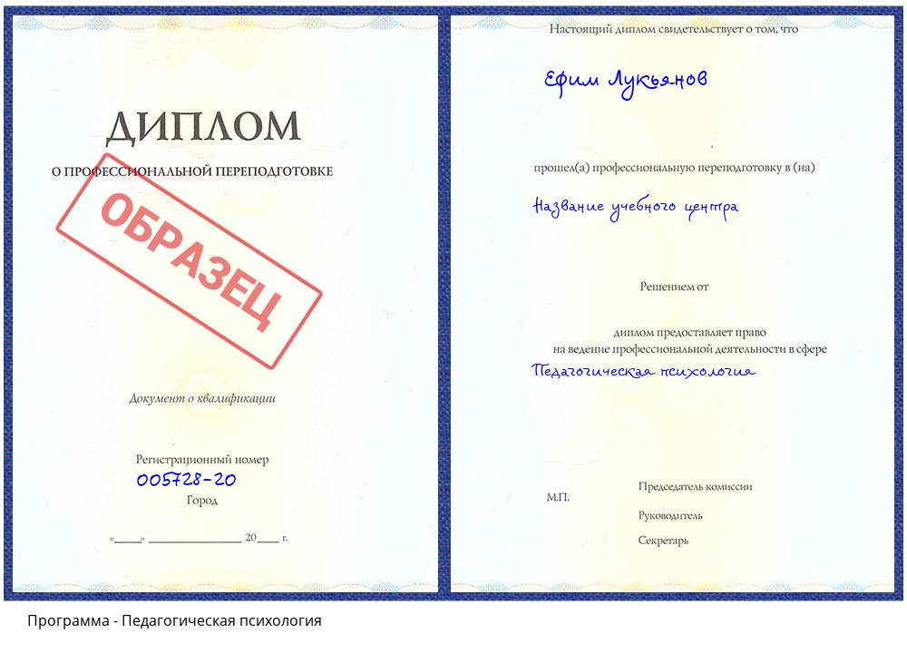 Педагогическая психология Псков