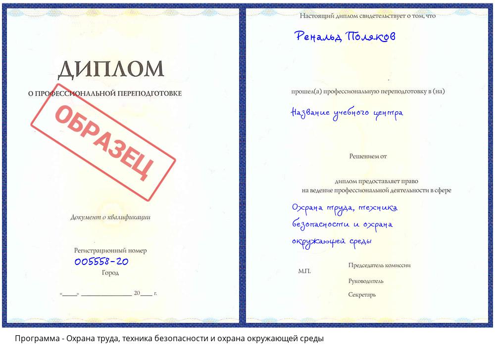 Охрана труда, техника безопасности и охрана окружающей среды Псков